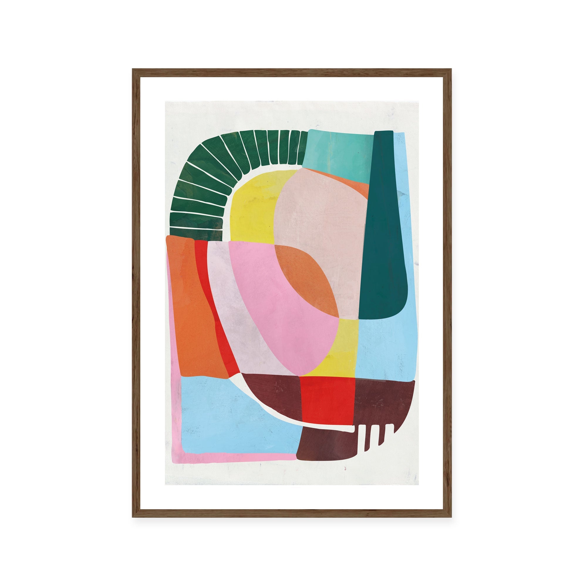Vibrant Abstract Shapes II