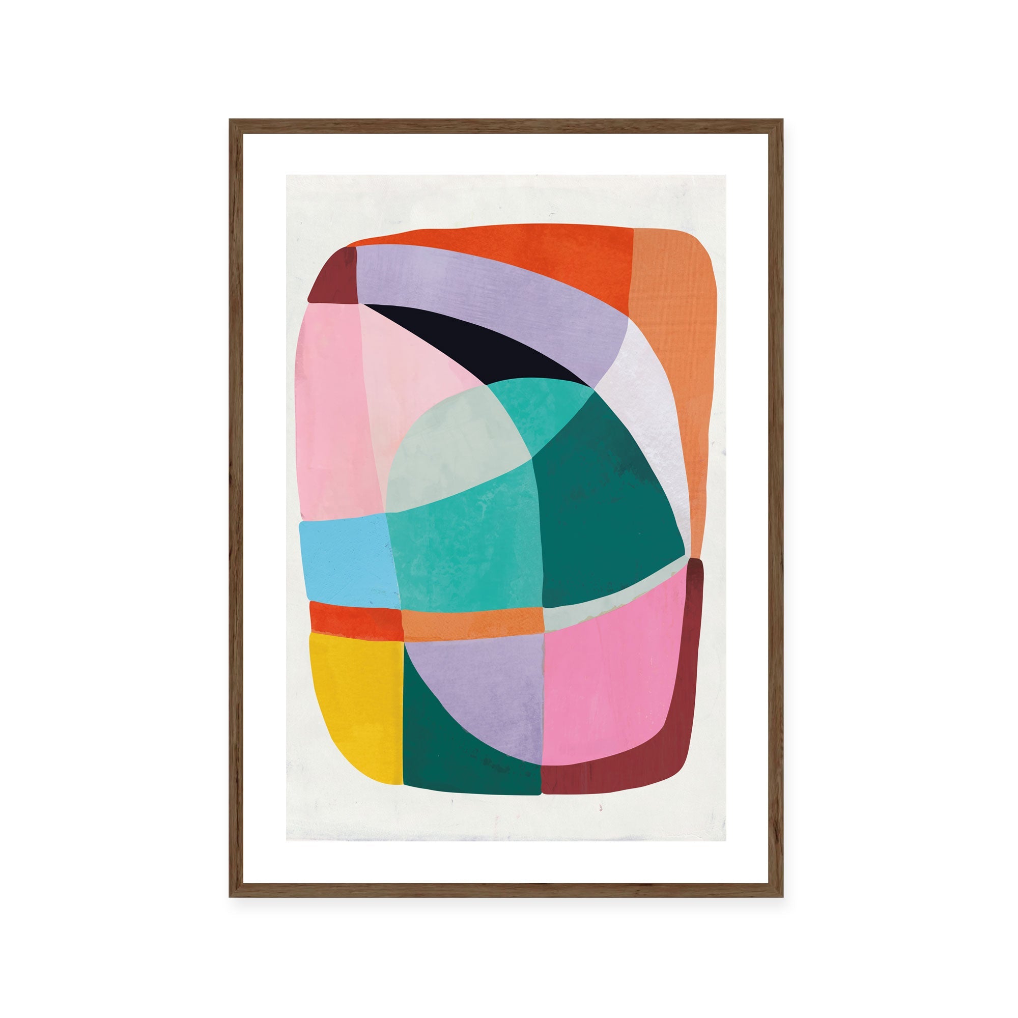 Vibrant Abstract Shapes I