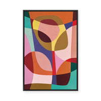 Vibrant Organic Bloom I | Framed Canvas