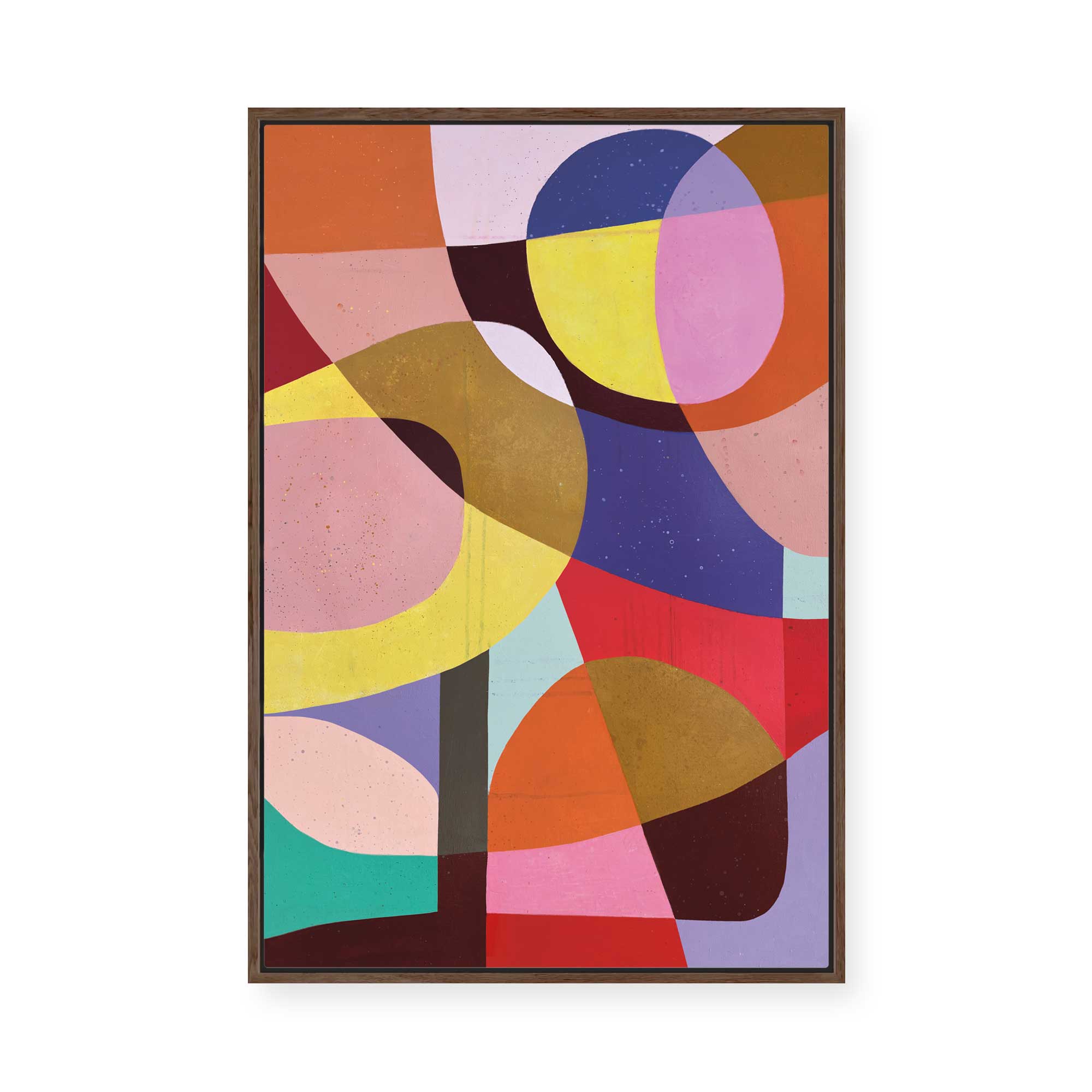 Vibrant Organic Bloom II | Framed Canvas