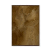 Vintage Sepia Ink | Framed Canvas