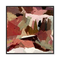 Vivid Layers | Framed Canvas