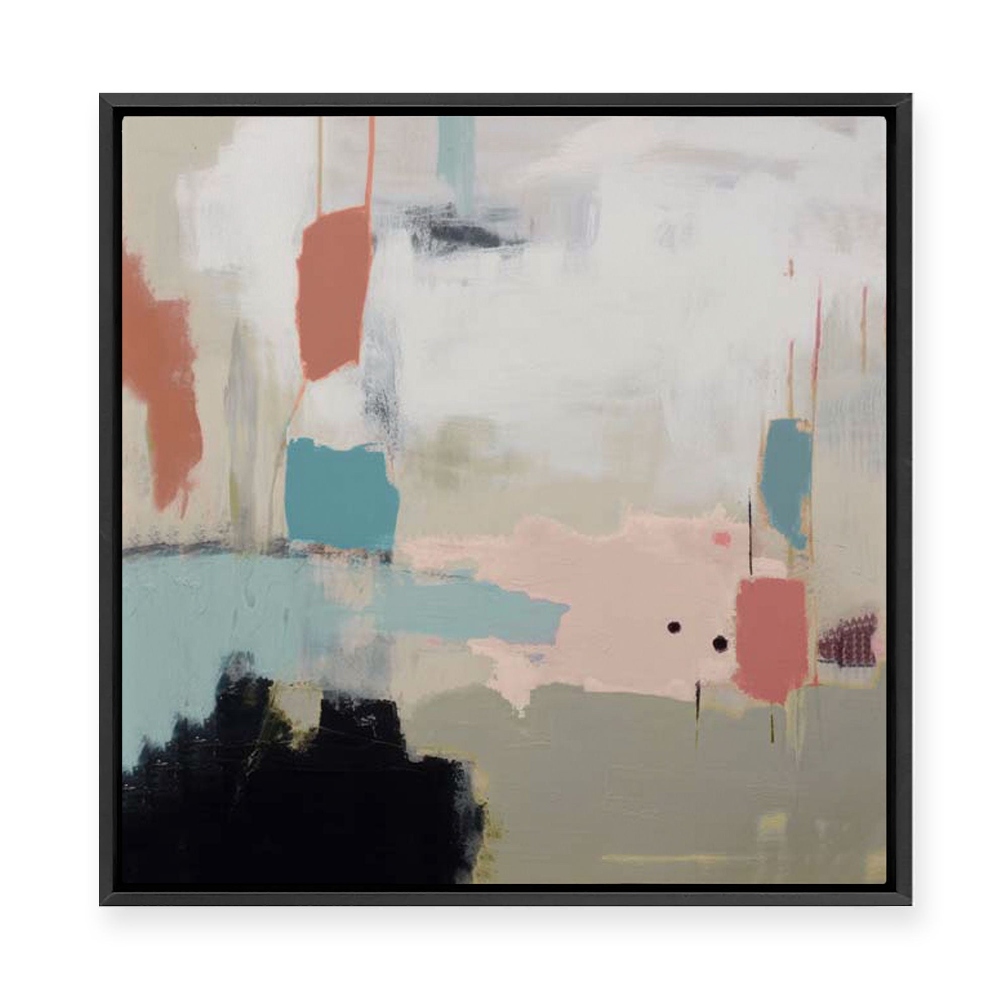 Vivid Vibes Contemporary II | Framed Canvas