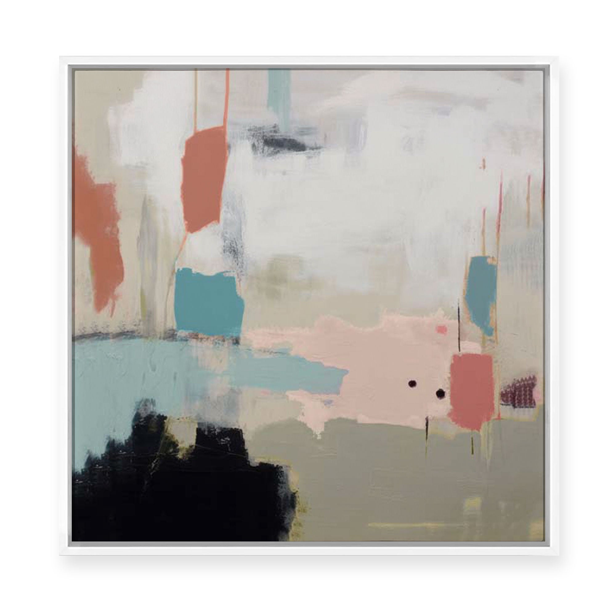 Vivid Vibes Contemporary II | Framed Canvas