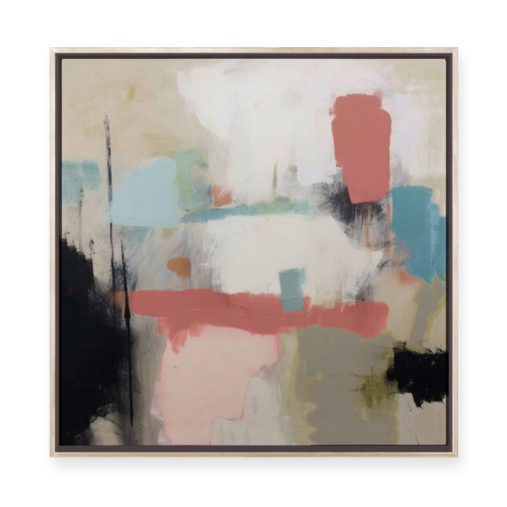Vivid Vibes Contemporary I | Framed Canvas