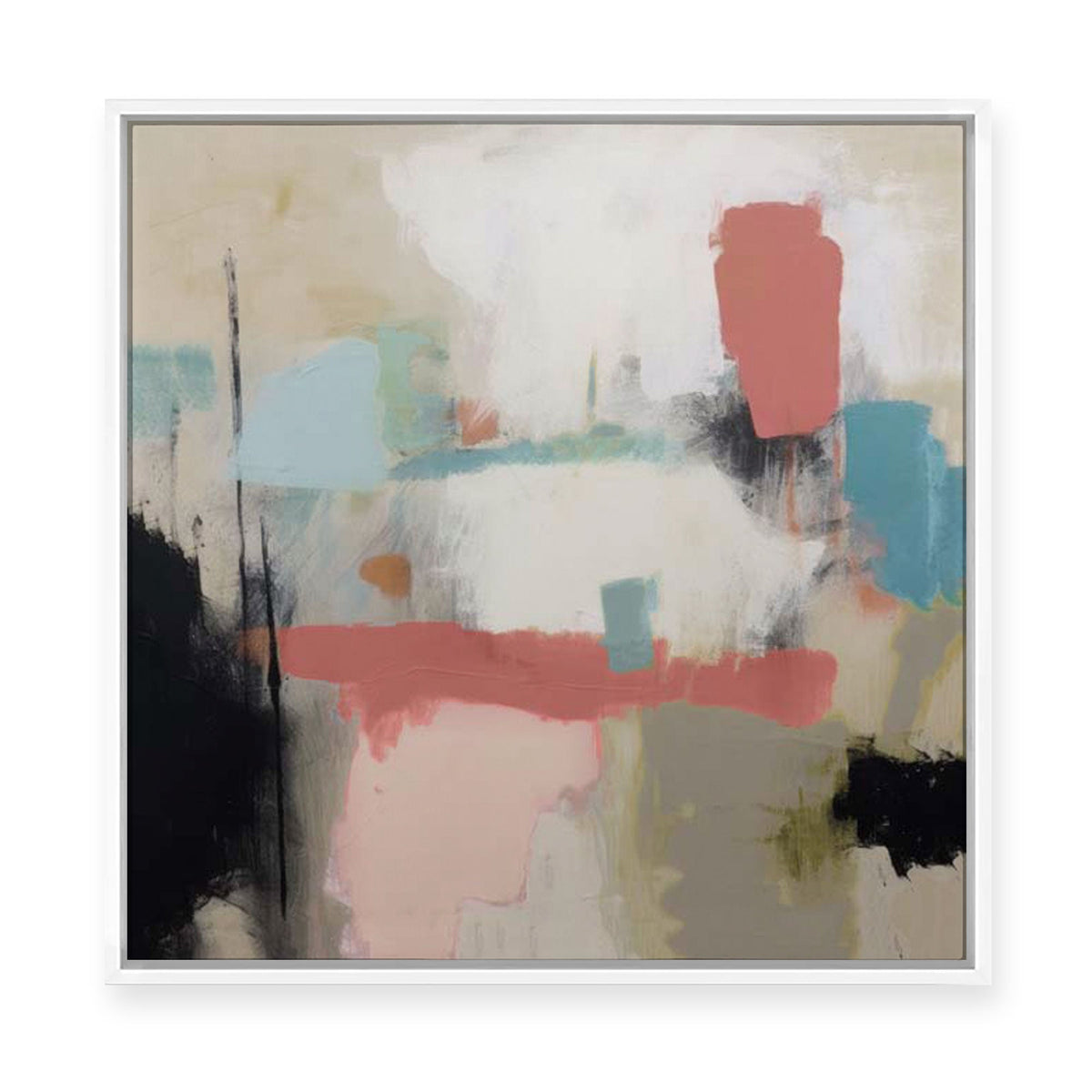 Vivid Vibes Contemporary I | Framed Canvas