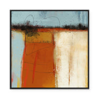 Warm Abstract Forms I | Framed Canvas