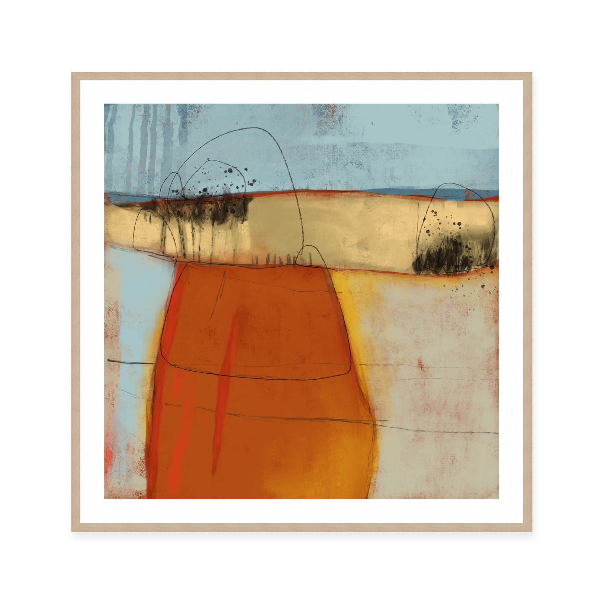 Warm Abstract Forms II
