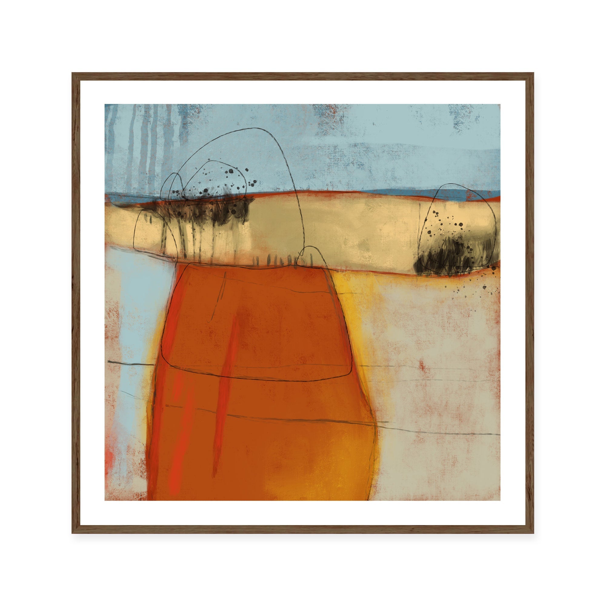 Warm Abstract Forms II