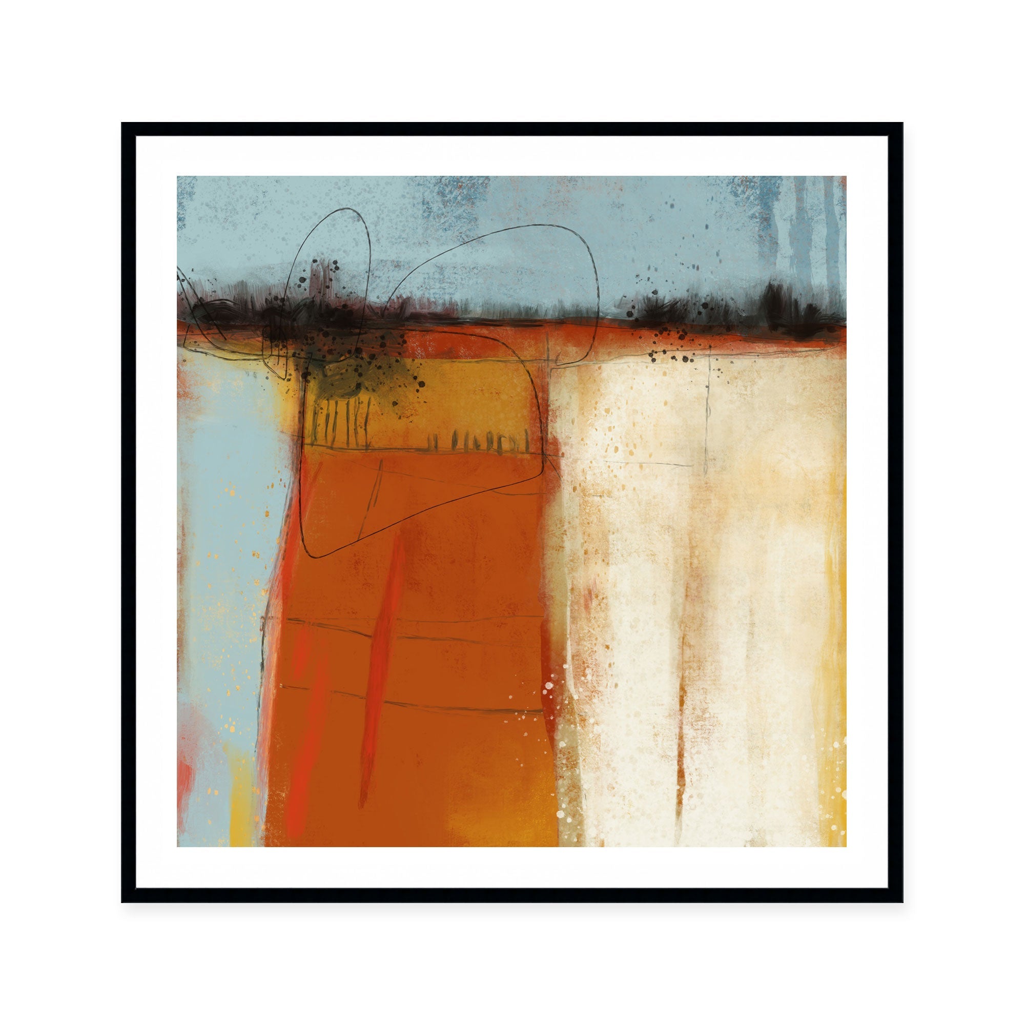 Warm Abstract Forms I