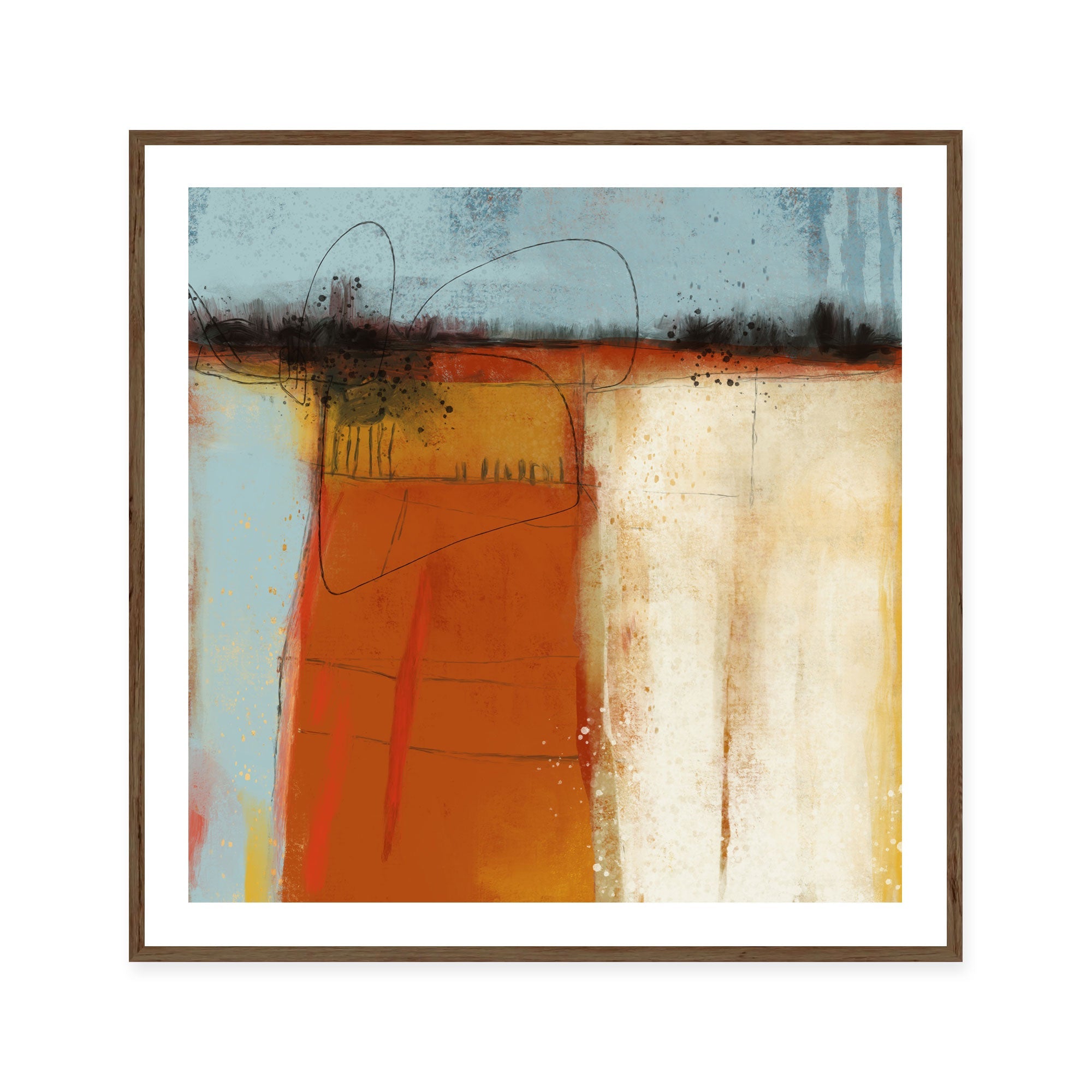 Warm Abstract Forms I