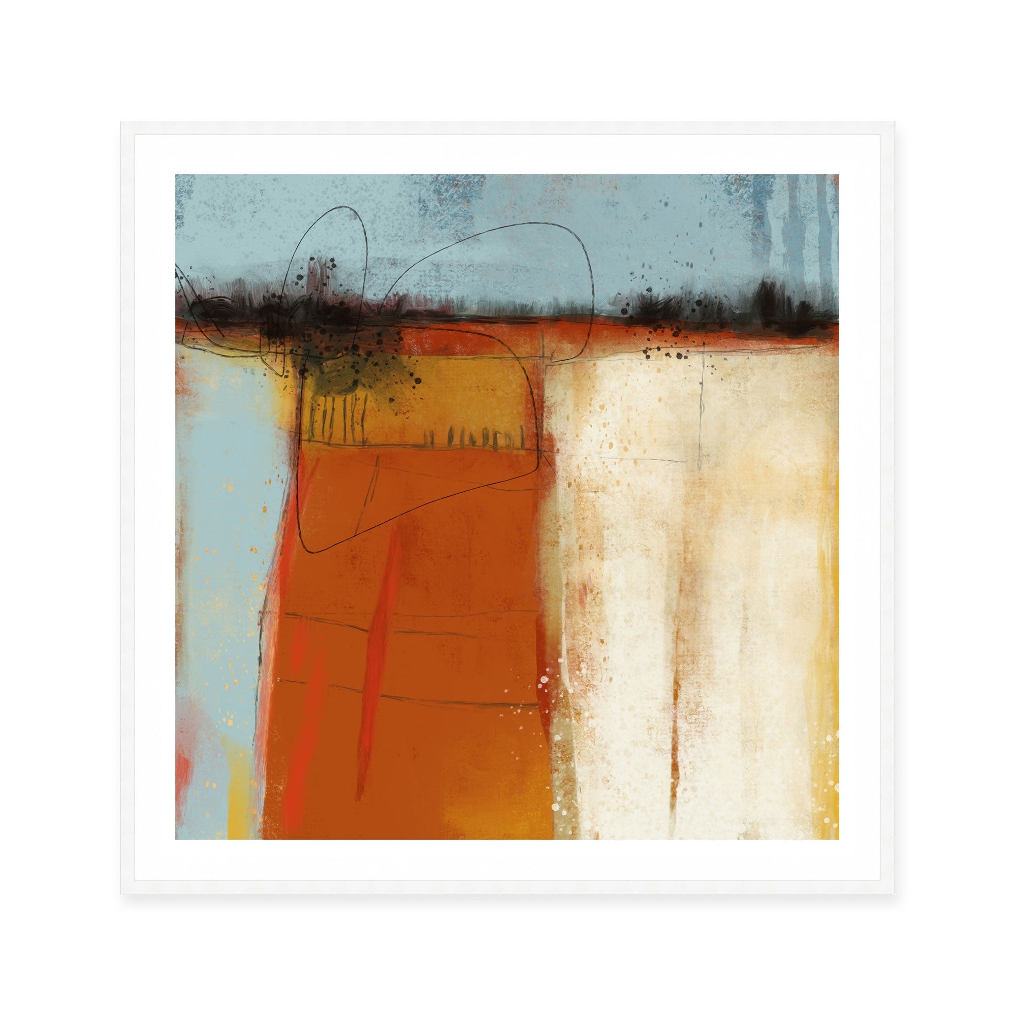 Warm Abstract Forms I