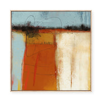 Warm Abstract Forms I | Framed Canvas