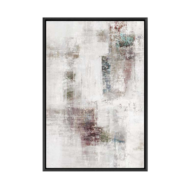 Weathered Walls of Fragmented Memory | Framed Canvas