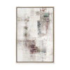 Weathered Walls of Fragmented Memory | Framed Canvas