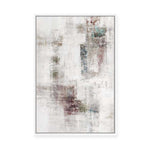 Weathered Walls of Fragmented Memory | Framed Canvas