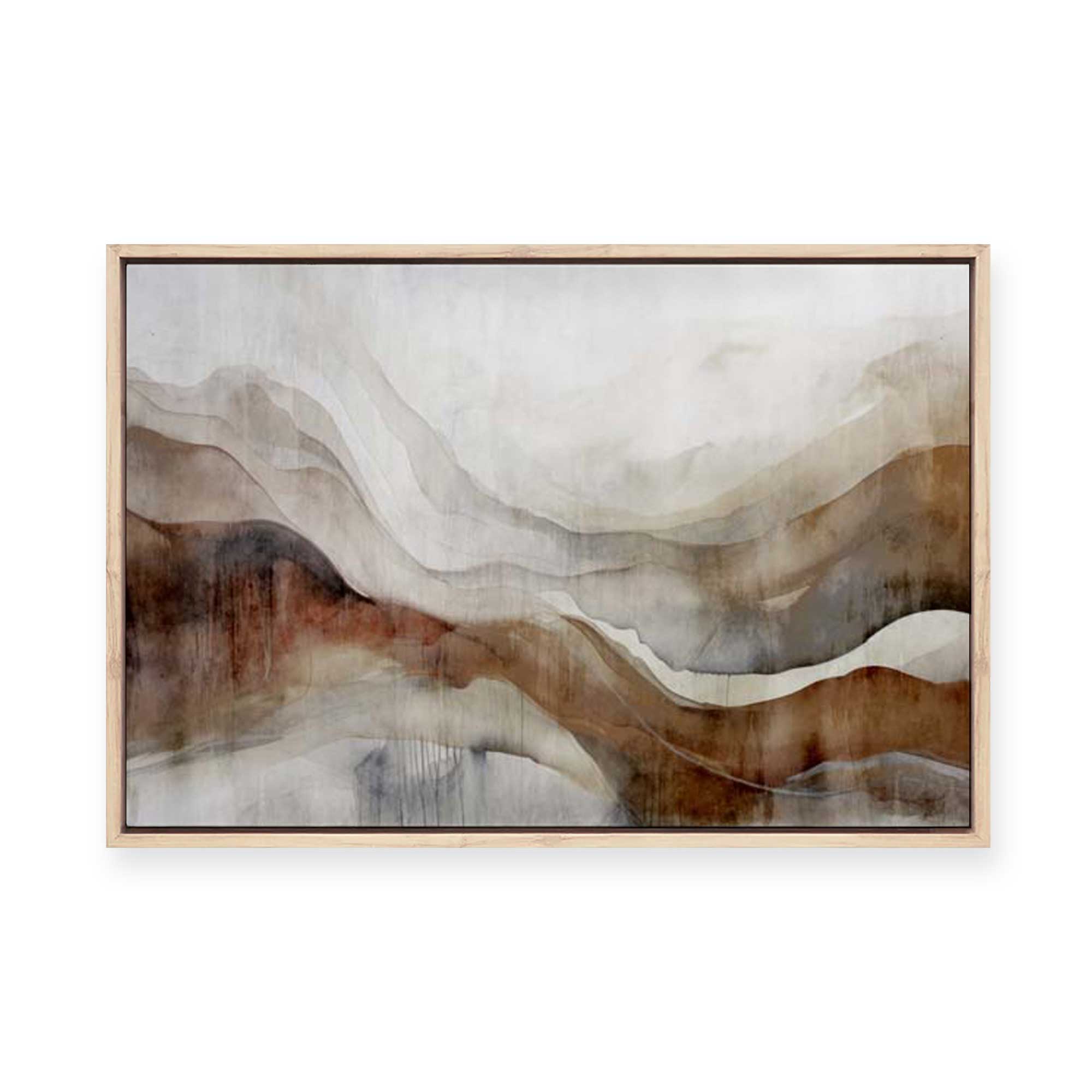 Where the Fog Stays I | Framed Canvas