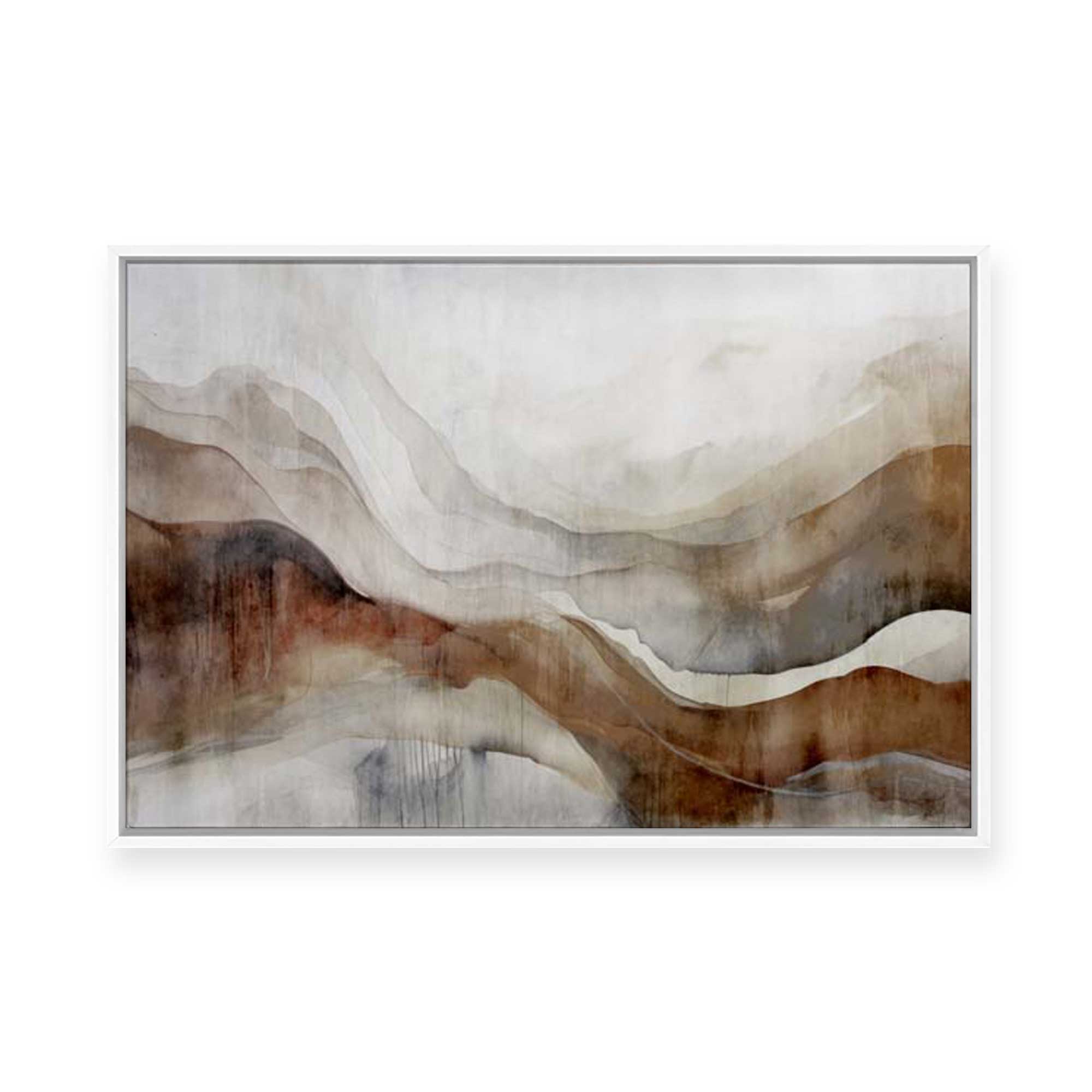 Where the Fog Stays I | Framed Canvas