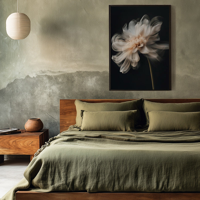 Whispering Petals II | Framed Canvas