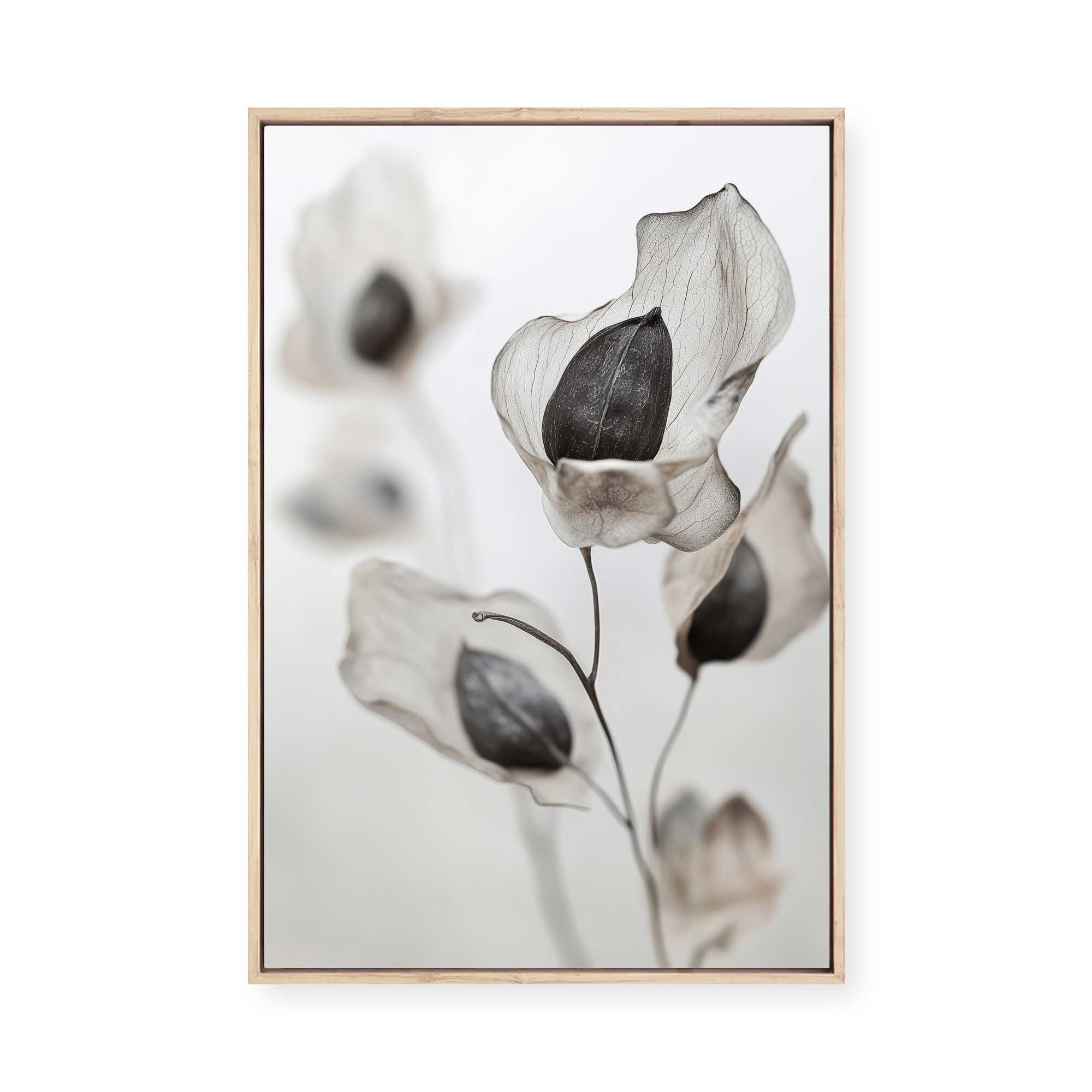 Whispering Petals | Framed Canvas