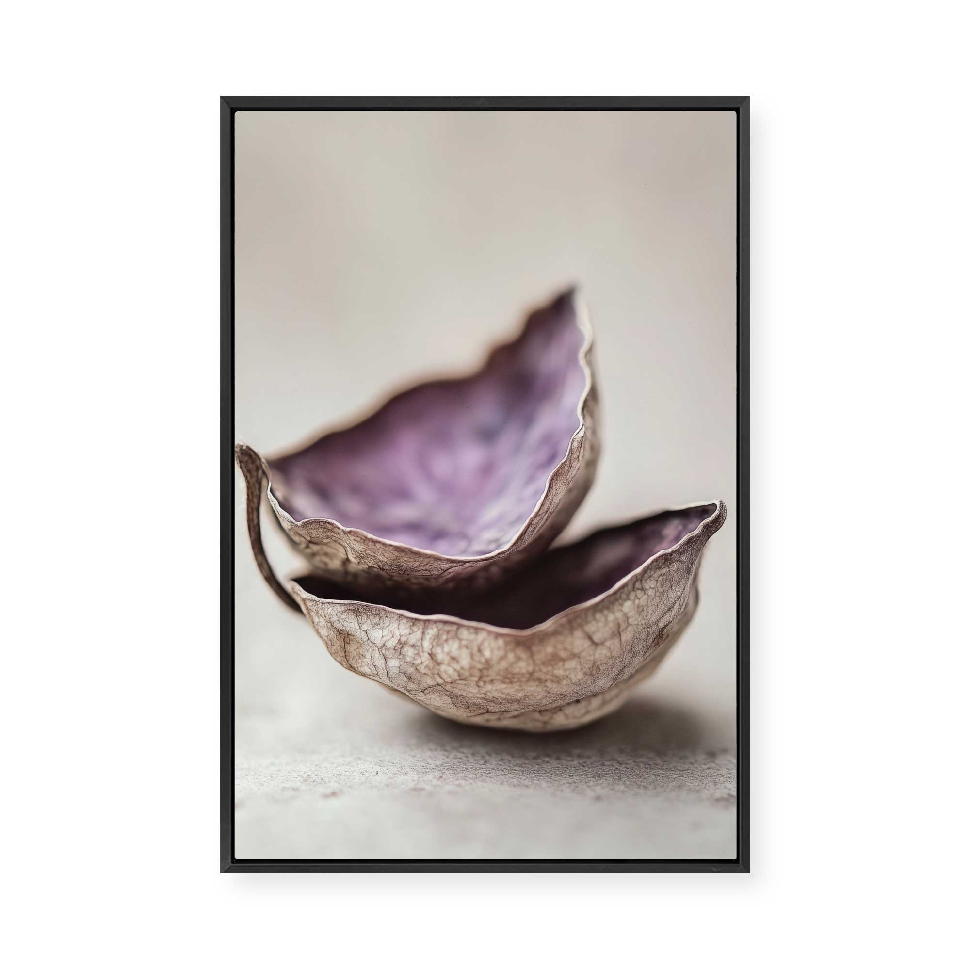 Whispering Shells | Framed Canvas