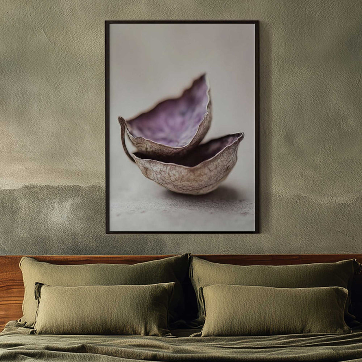 Whispering Shells | Framed Canvas