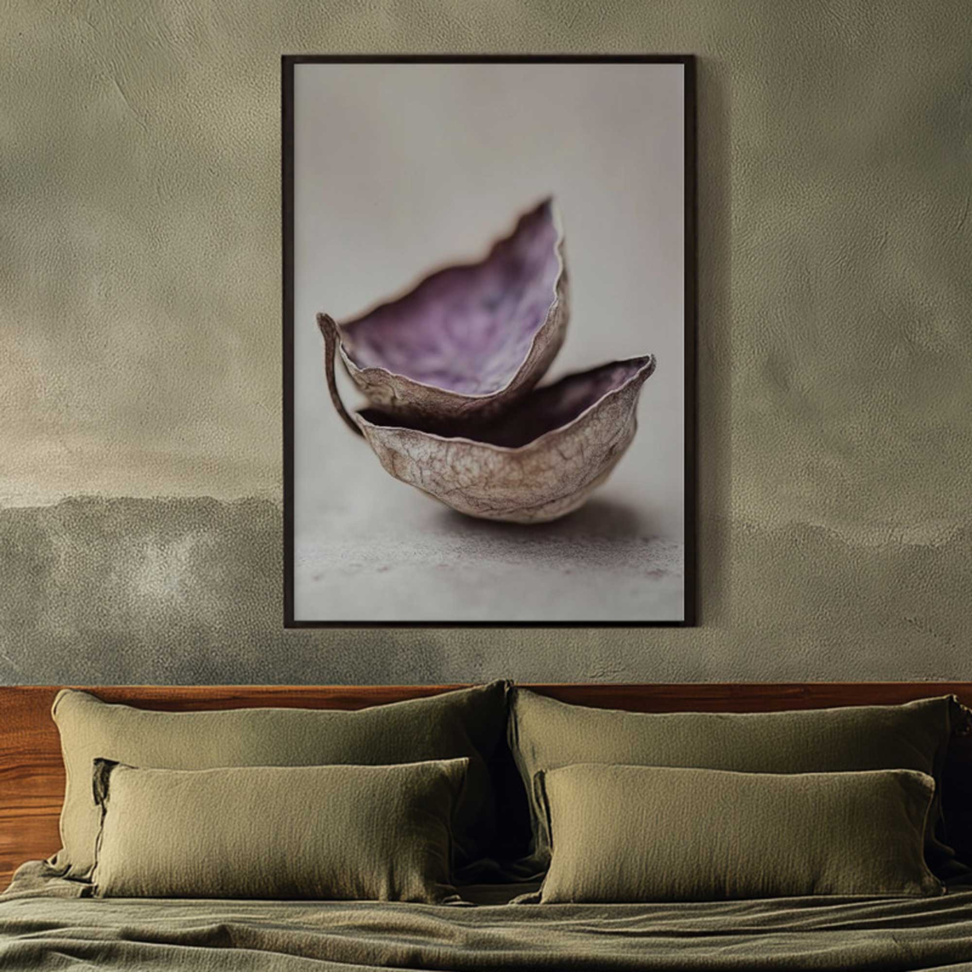 Whispering Shells | Framed Canvas