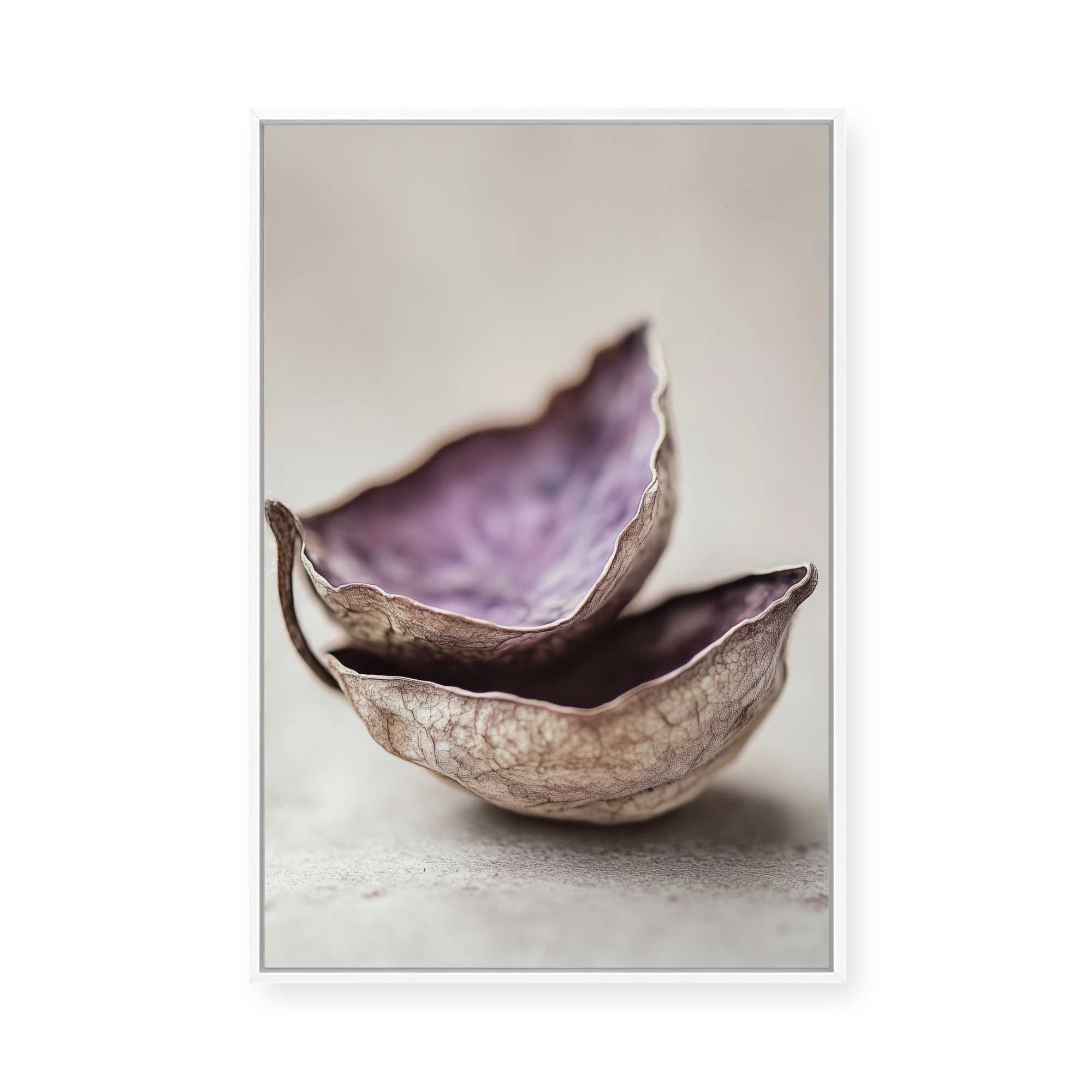 Whispering Shells | Framed Canvas