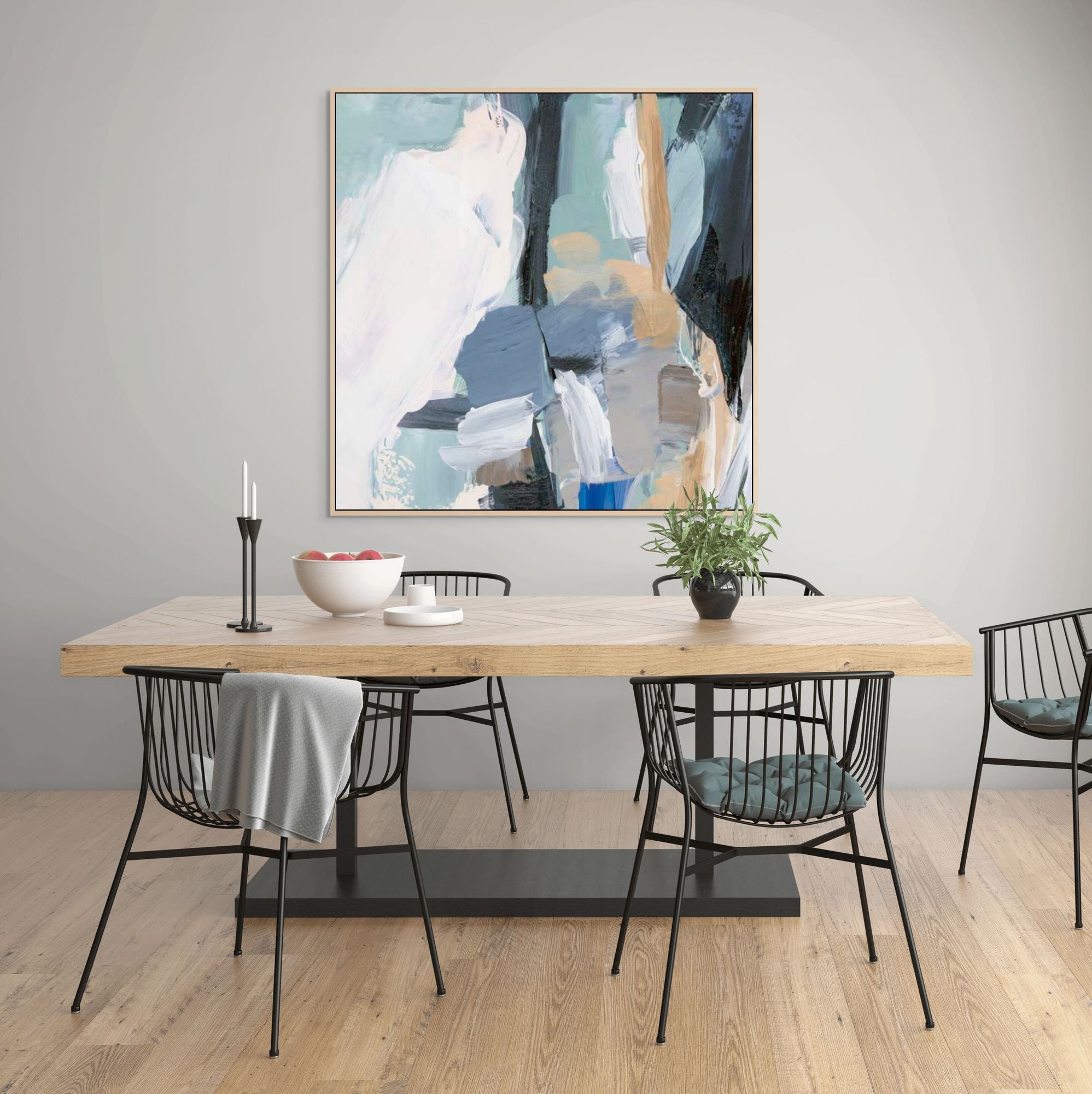 Whispers of Colourful Tranquillity I | Framed Canvas