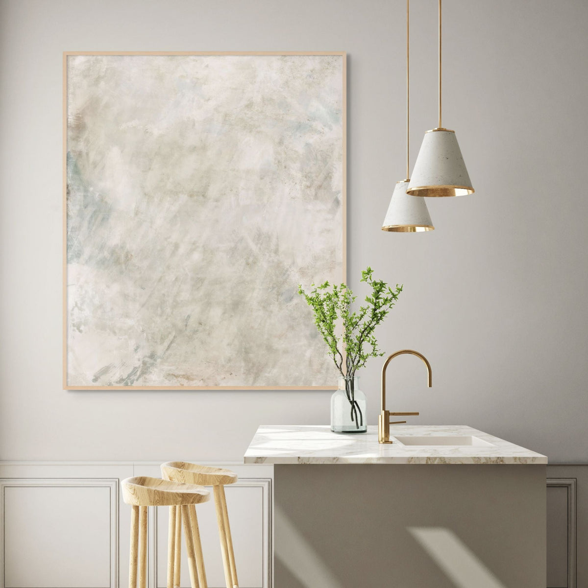 Whispers of Melody | Framed Canvas