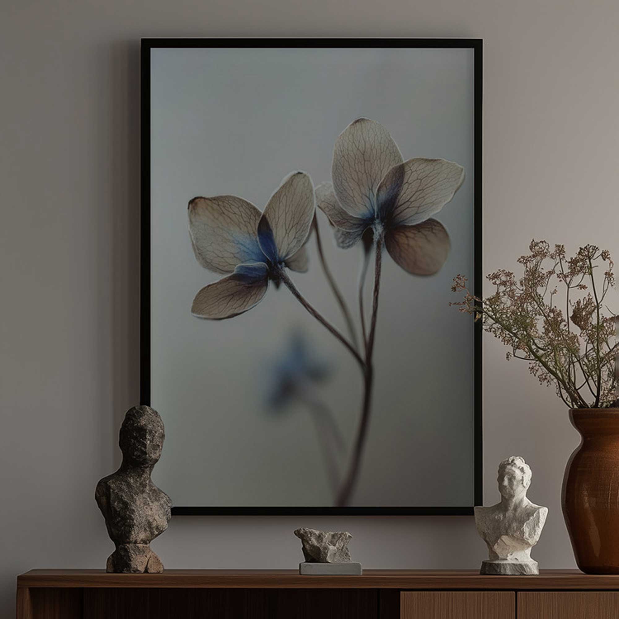 Whispers of Petals | Framed Canvas