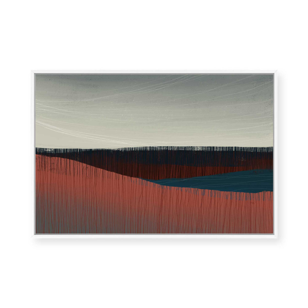 Whispers of the Plains | Framed Canvas