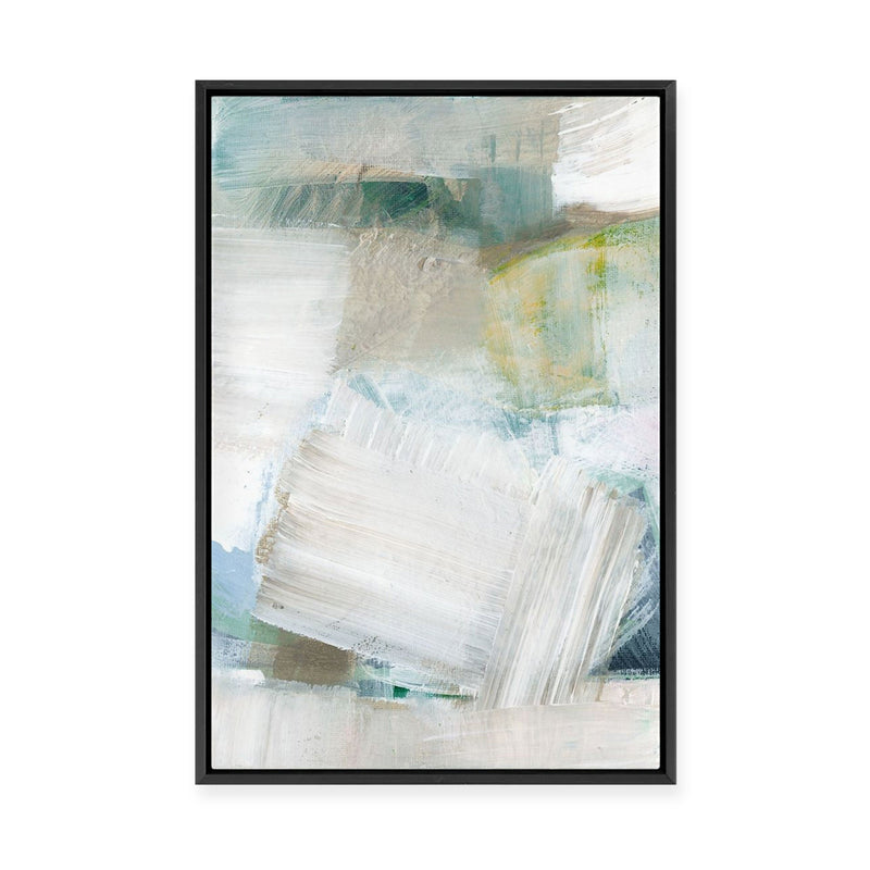 White Blues II | Framed Canvas