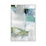 White Blues I | Framed Canvas