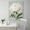 White Peony | Framed Canvas