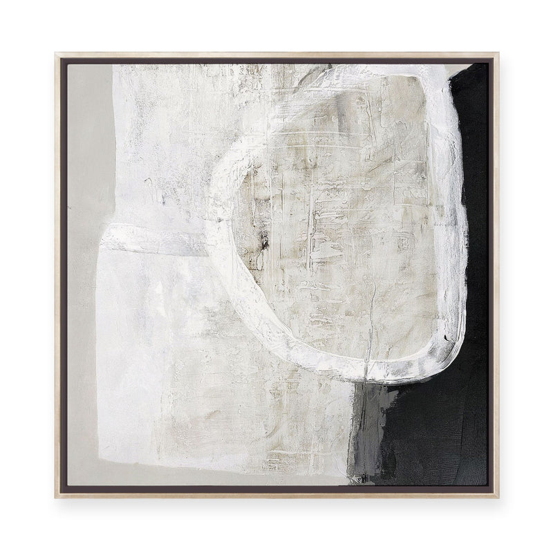 White Stone | Framed Canvas