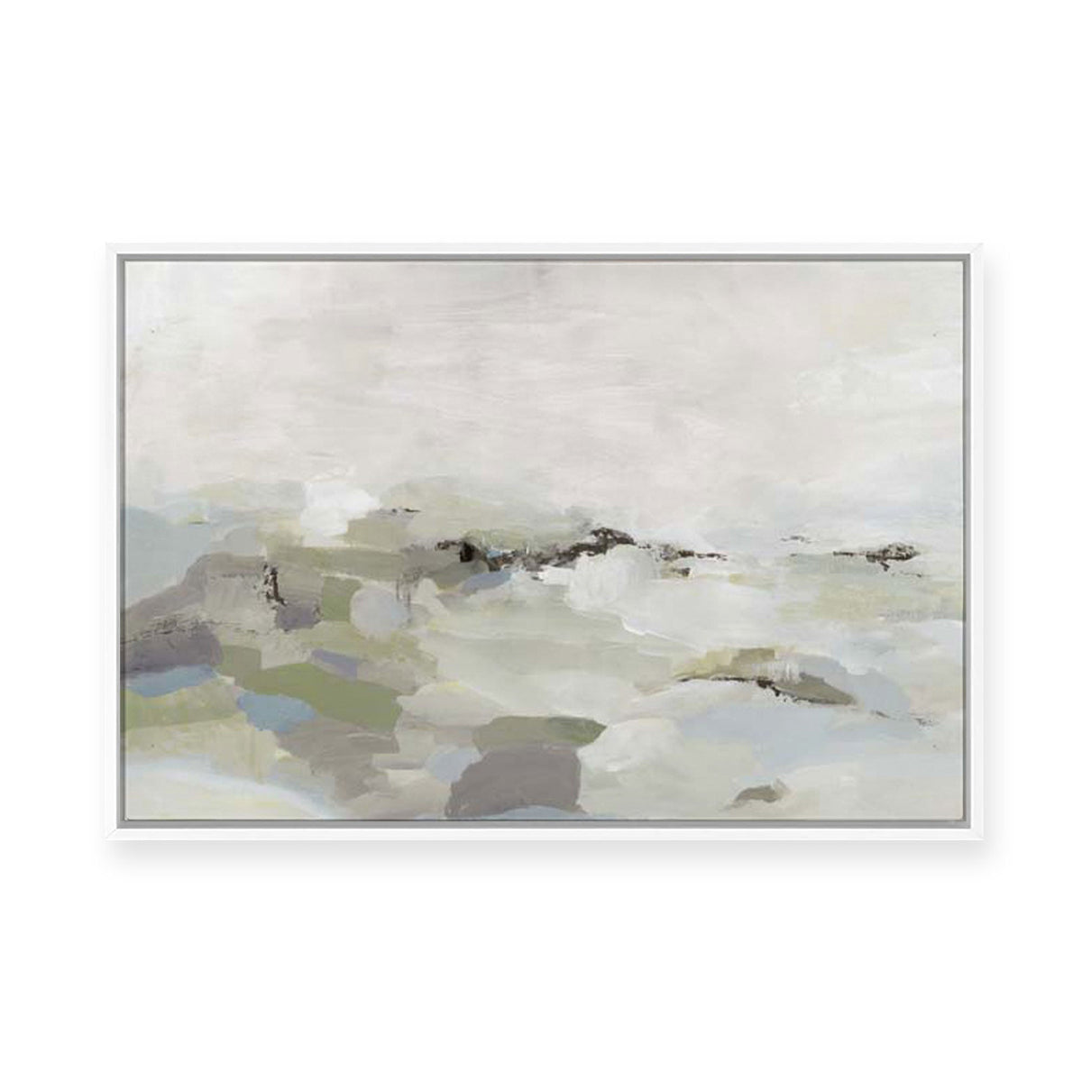 White Valley | Framed Canvas