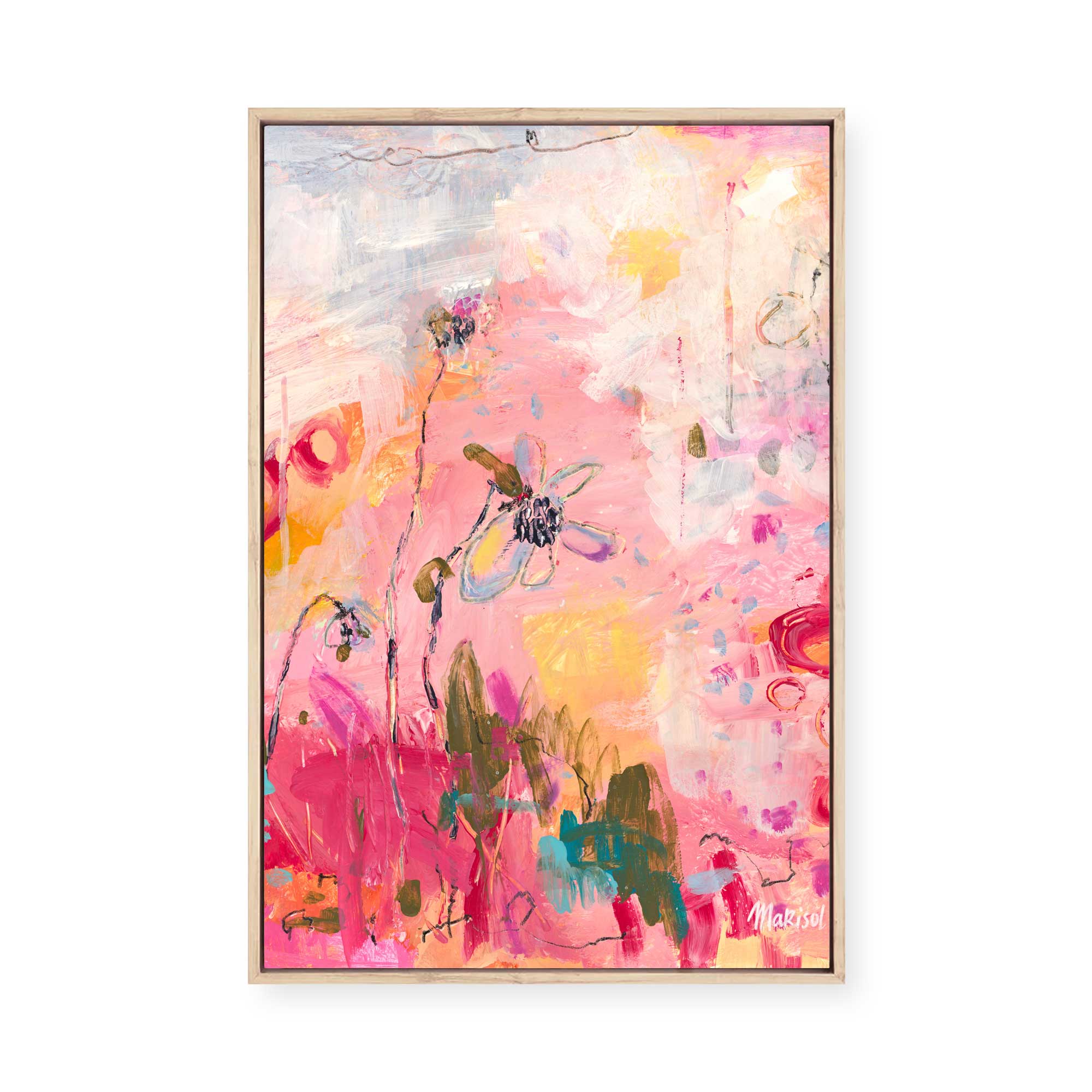 Wild Flower | Framed Canvas