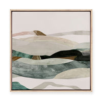 Verde Acqua III | Framed Canvas