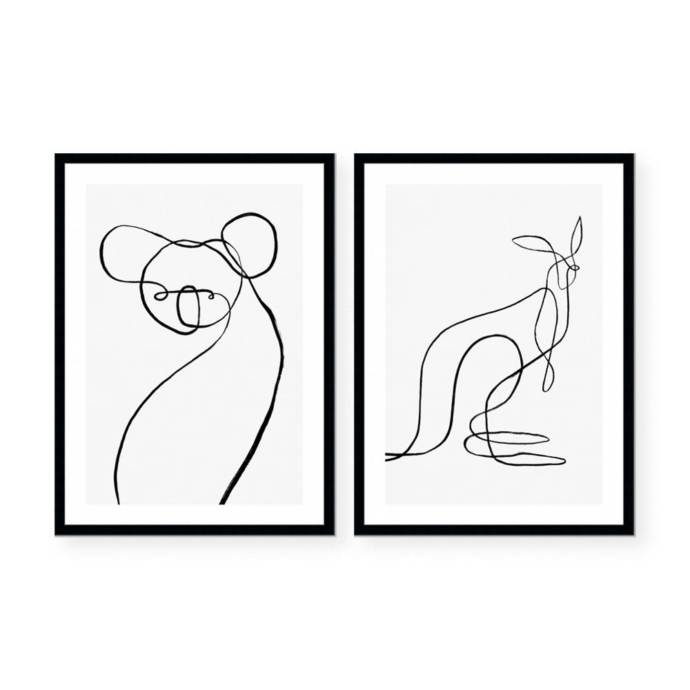 Kangaroo for WIRES | Fine Art Print | Peytil