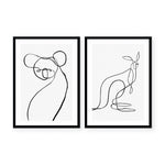 Koala & Kangaroo (PAIR) for WIRES | Fine Art Print | Peytil