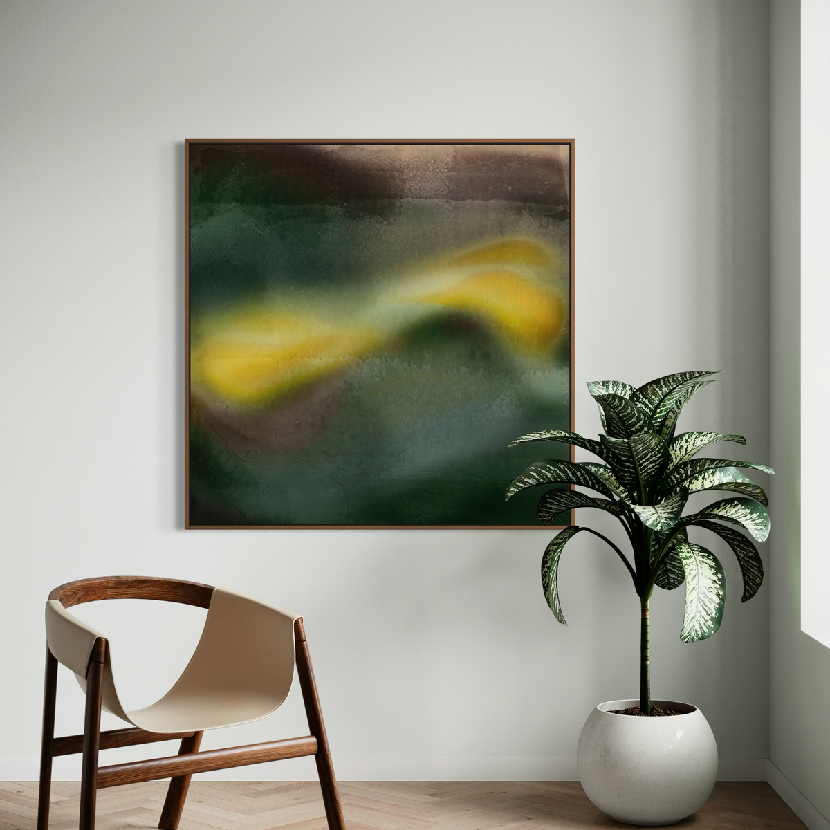 Woosh II | Framed Canvas