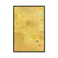Yellow Petite | Framed Canvas