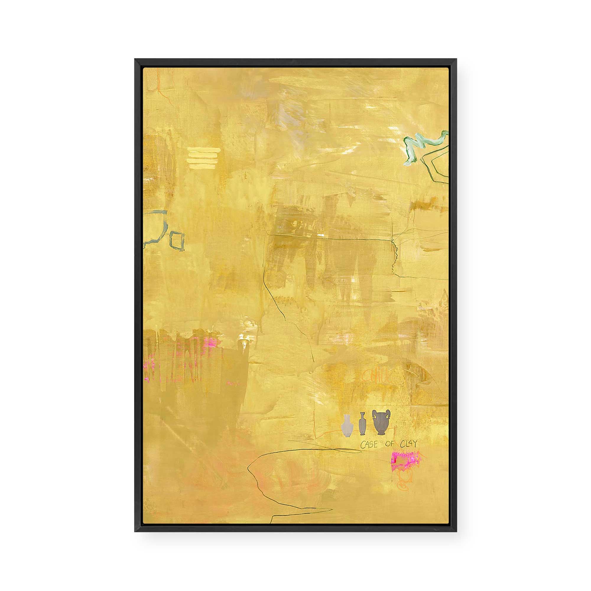 Yellow Petite | Framed Canvas