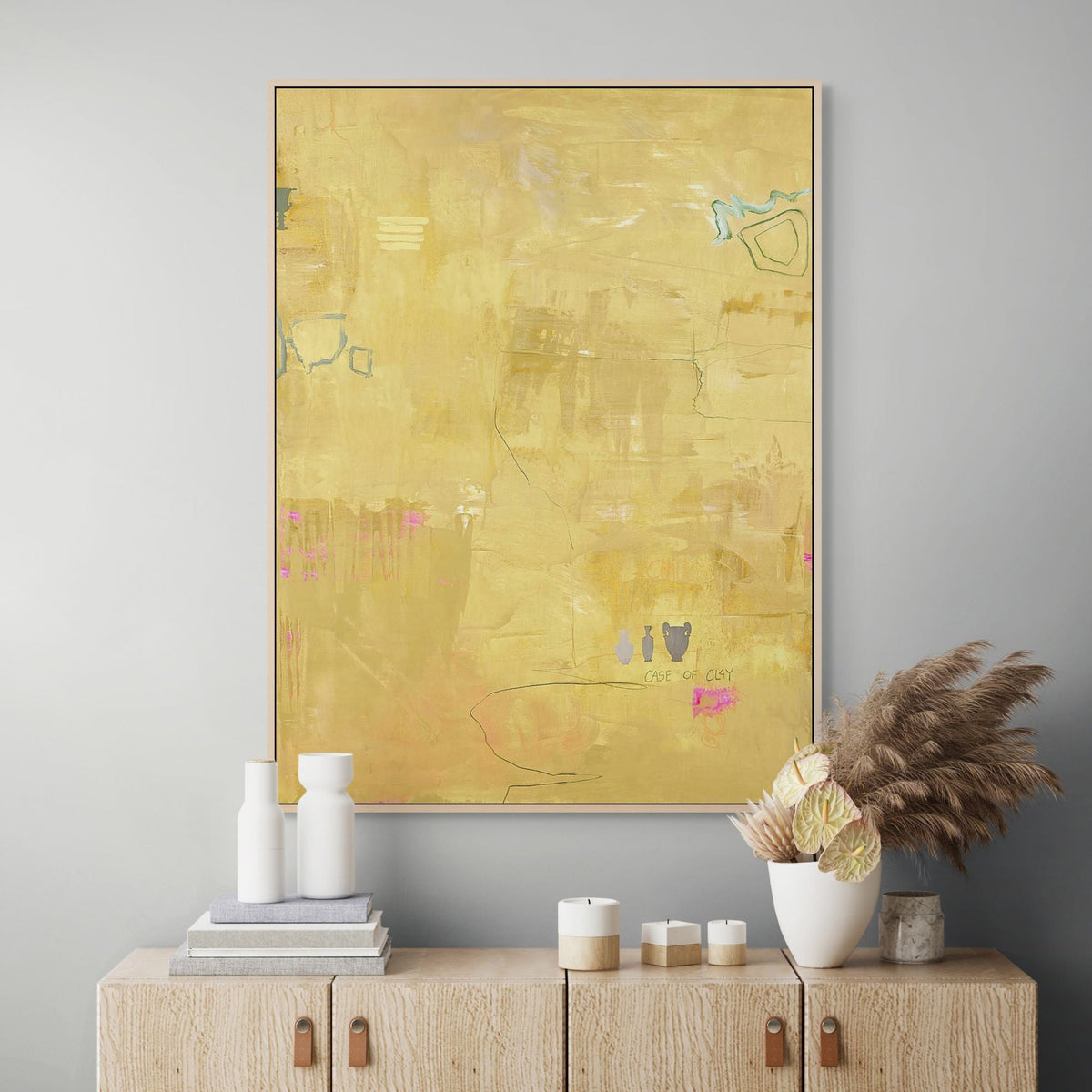 Yellow Petite | Framed Canvas