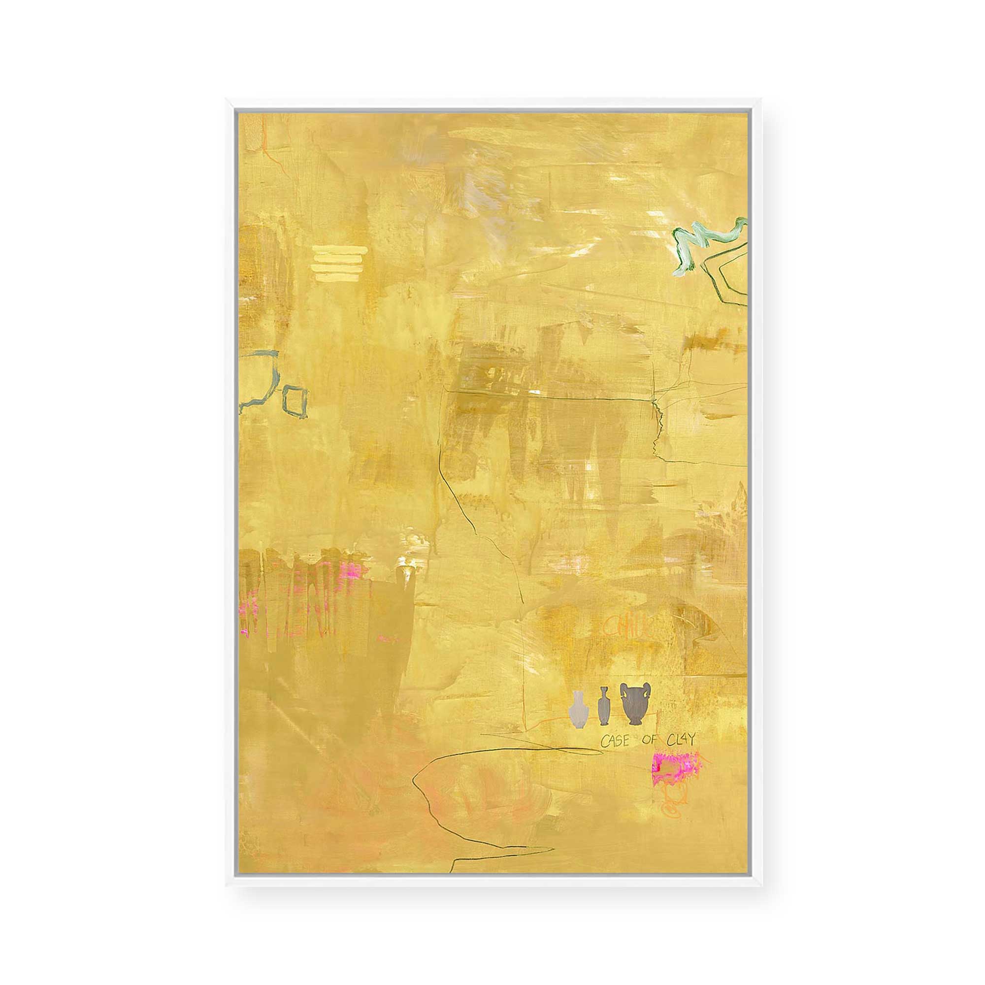 Yellow Petite | Framed Canvas
