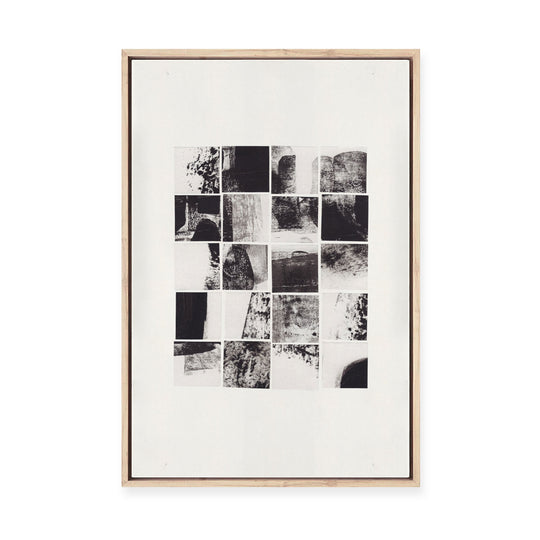 Abstract Mosaic No.1 | Framed Canvas