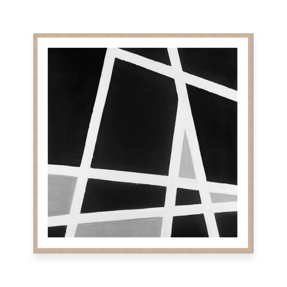 Abstract Shapes Black and White II