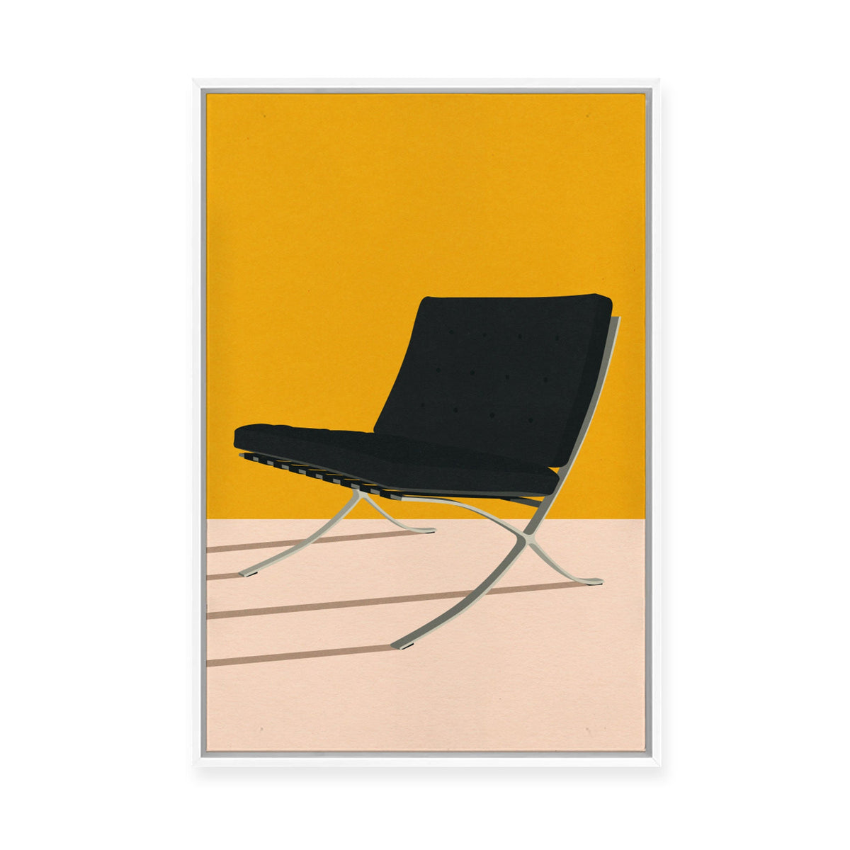 Barcelona Chair | Framed Canvas