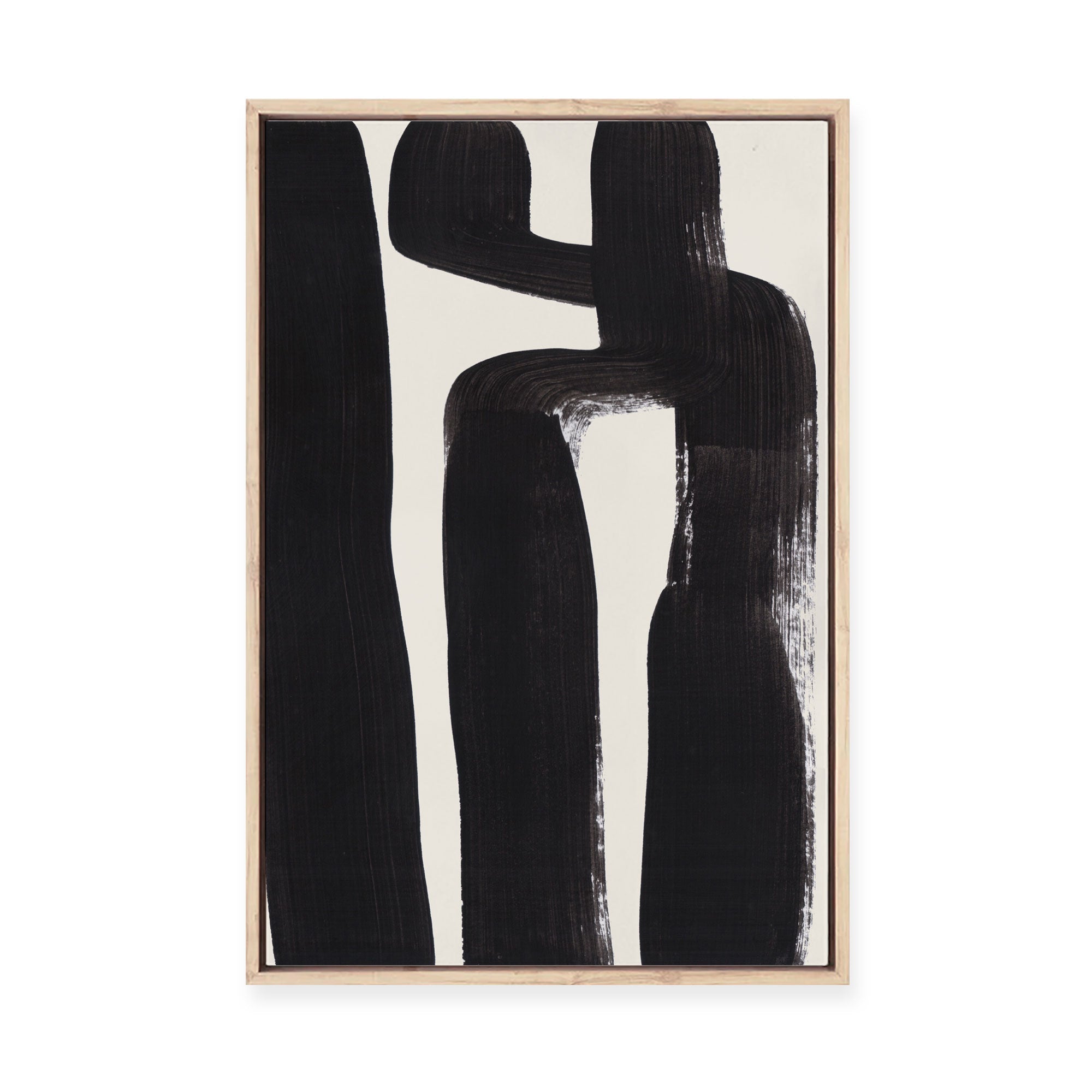 Black Mark II | Framed Canvas